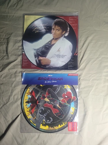 (Lot of 2)Thriller-Michael Jackson, Spider-man:No Way Home-OST(Picture Vinyl LP)