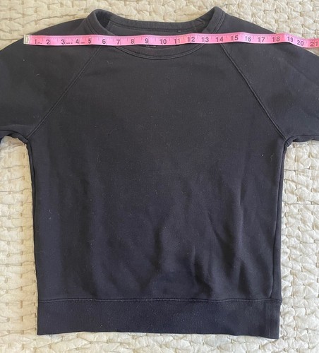 Uniqlo Sweater Womens Small Black Crew Neck Long Sleeve Casual Ladies - Picture 4 of 6