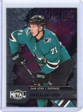 2020-21 Skybox Metal Universe Nikolai Knyzhov Rookie SP - San Jose Sharks