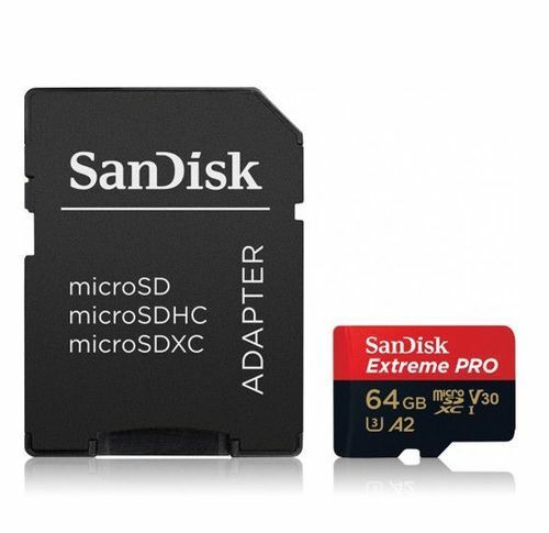 Sandisk 64GB Extreme Pro Micro SD Speicherkarte SDSQXCU-064G-GN6MA Class 10 Karte - Bild 2 von 6