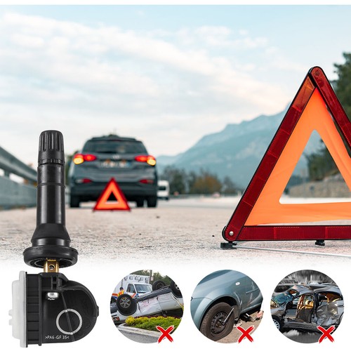 4x F2GT1A180AB Tire Pressure Monitoring Sensor for FORD LINCOLN Rubber Stem TPMS - Picture 9 of 11