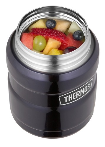 THERMOS Essensbehälter "KING" mit Löffel 0,47 ml, Midnight Blue "Angebot" - Bild 4 von 4