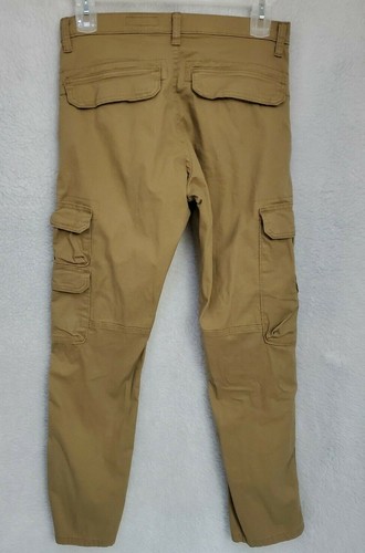 Pantalones cargo Wrangler para hombre talla 30 x 30 marrón NUEVO - Imagen 5 de 12