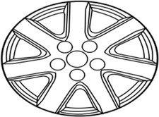 BAN637170C Mazda Capwheel BAN637170C, New Genuine OEM Part