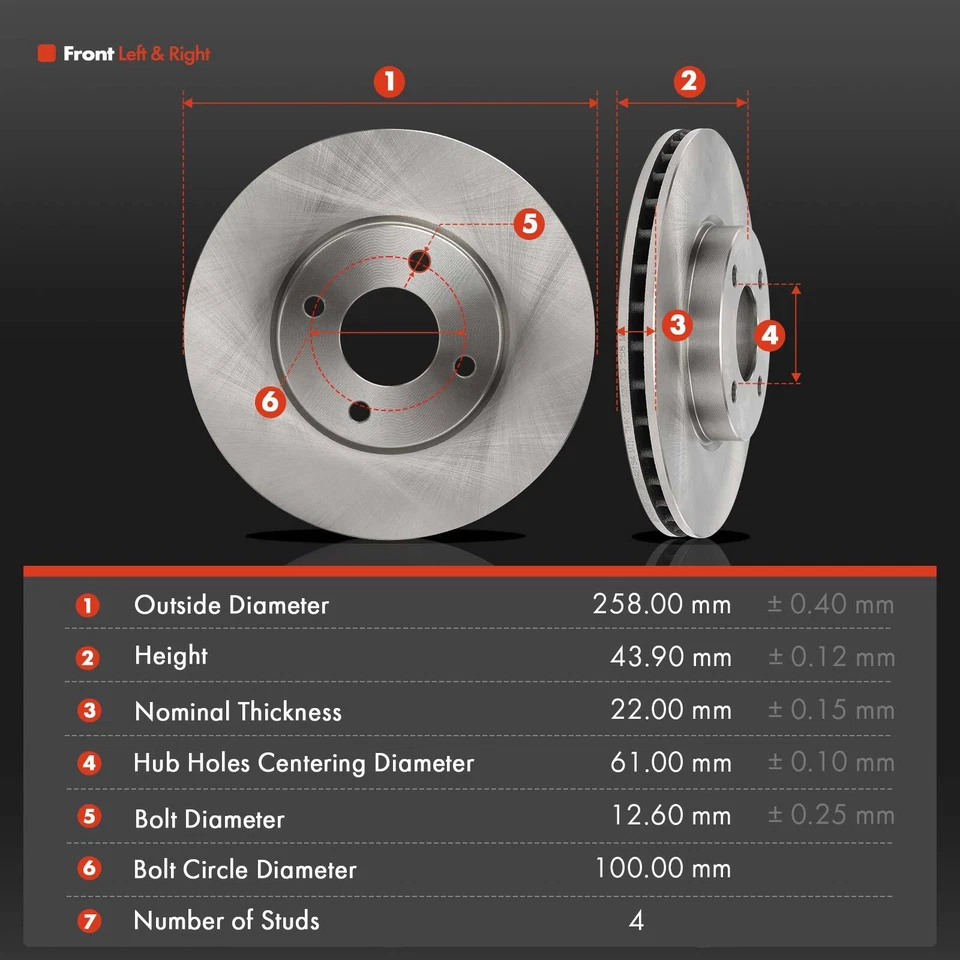 Rotores y pastillas de freno de disco delanteros + tambores y zapata de freno traseros para Nissan Versa Kicks Foto 2 de 4