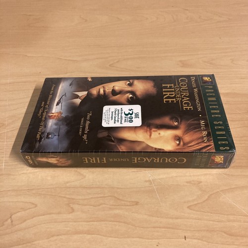 Courage Under Fire Premiere Series Meg Ryan Denzel Washington VHS - Picture 5 of 12