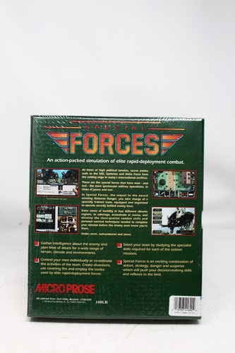 1992 Special Forces IBM-AT PC Combat Game-MicroProse - New Sealed - See desc. - Picture 2 of 11