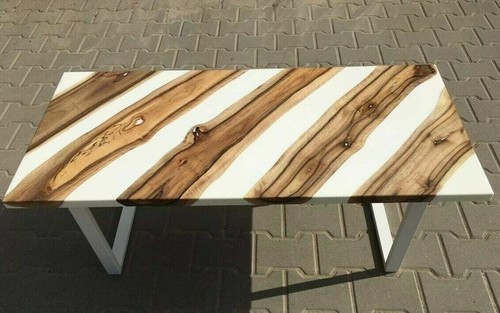 48" x 24" Wooden Epoxy Table Top Handmade Furniture - Picture 5 of 10