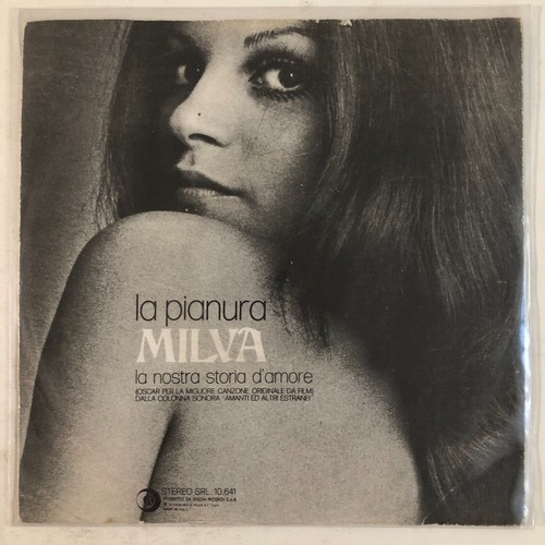MILVA - LA NOSTRA STORIA D´AMORE - 1971 ITALIAN 7" SINGLE PS, CHANSON - Picture 1 of 4