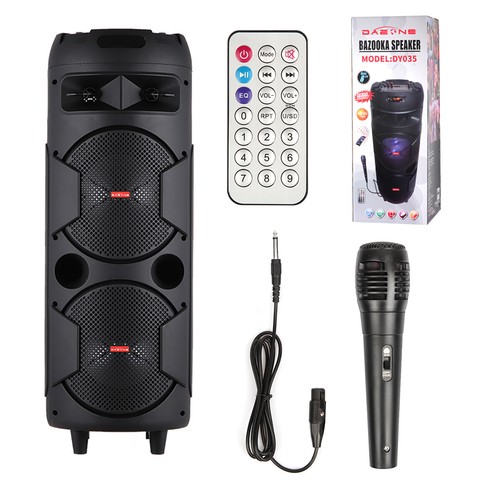 Loud Portable Bluetooth Speaker Dual Sub woofer Party Heavy Bass Sound System - Picture 22 of 32