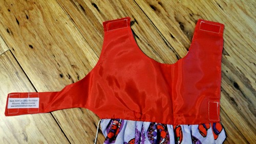 Vestido Red Hat Society Lavanda Hankie Perro Bark Avenue Original - Talla XS - Imagen 10 de 12