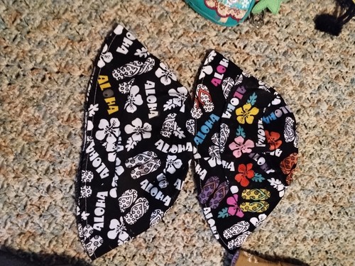 Multicolor Aloha Floral Skull Bones Summer Bucket Hats Lot Of 5 Children M/L New - Picture 4 of 8