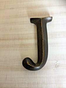 Letter J Wall Hanging Home Decoration Resin Monogram Ebay