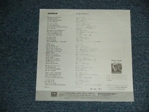 DAVID BOWIE Japan 1986 EYS-17635 NM 7"45 UNDERGROUND - Picture 4 of 6