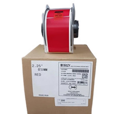 Brady Y2272681 Globalmark B595 Tapes, 2.25", RED, 100 Feet