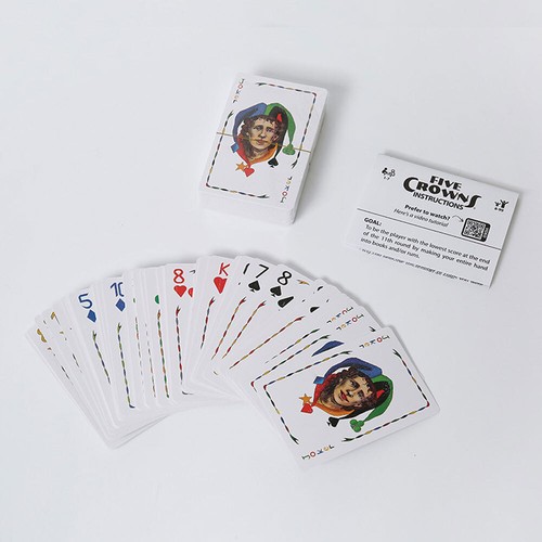 1/2pcs Five Crowns Game Party Card Games Cards Rummy Style Play Christmas Gift - Picture 6 of 18