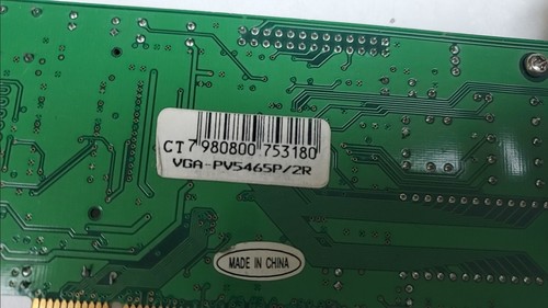 PCI5465 quadtel / cirrus pci vga card logic CL-GD5465-HC-C - Picture 2 of 4
