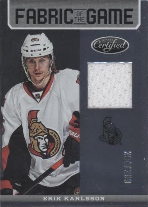 2012-13 Panini Certified - Erik Karlsson #FOG-EK - 1 of 1