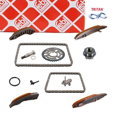 febi Steuerkettensatz für BMW F20 F21 F40 F30 F31 F34 F80 N47 B47 oben + unten