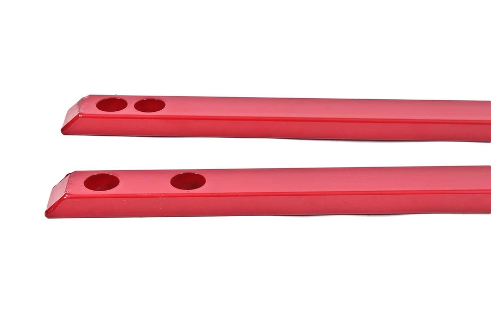 BMR Suspension CJR002 Red Chassis Jacking Rails for 2015-2020 Ford Mustang - Imagem 3 de 4