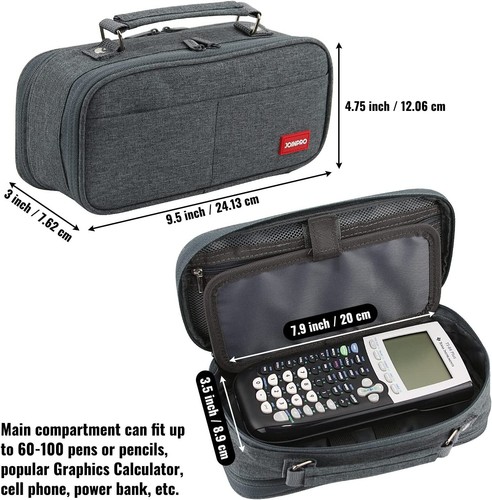 Pencil Case, Pen Pouch Large Capacity, Stationery Box Makeup Bag School Student - Picture 2 of 7