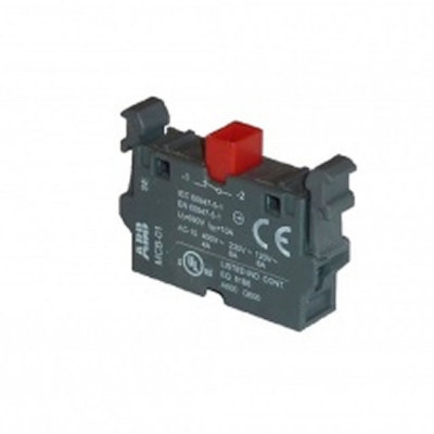 Kontaktblock 1ö für ABB Doppeldrucktaster Halter MCB-01, Nr. 4070.0126