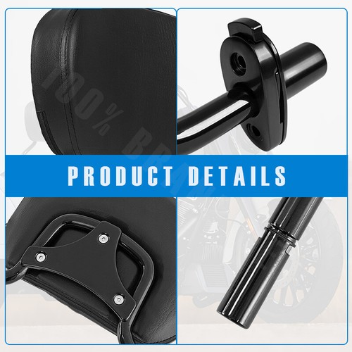 Detachable Sissy Bar Pad & Backrest Fit For Harley FLRT FreeWheeler 2015-2023 US - Picture 15 of 18