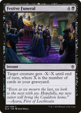 x4 Festive Funeral ELD MTG Eldraine 87/269 COMMON M/NM 4x
