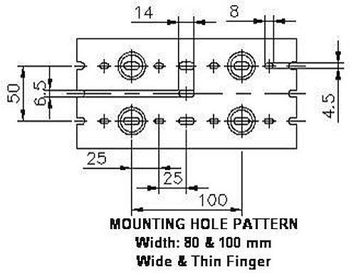 8 New 3"x4"x2m Narrow Finger Open Slot Wiring Duct/Cable Raceway Cover, Gray - Picture 3 of 4