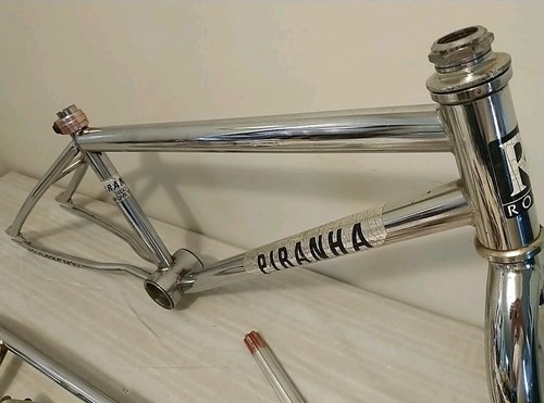 Vintage Old School 1985 Ross Piranha BMX Rahmenpaket VP-747 Pedale Cr-Mo Kurbel - Bild 3 von 24