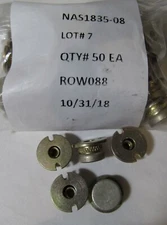 50x NAS1835-08 AIRCRAFT STEEL SANDWICH PANEL FASTENER SCREW INSERTS 8-32 THREAD