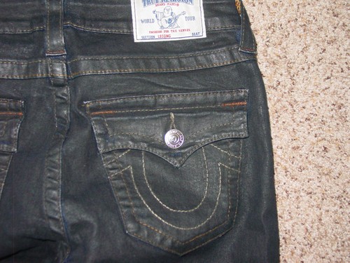 Womens True Religion Black Jeans! Size 29x29 Sold As Is! - Picture 8 of 12