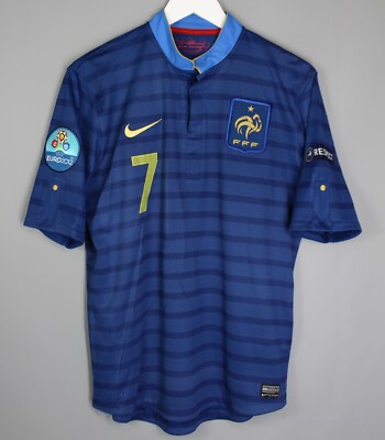 NIKE フランス代表 2012 EURO AWAY 7 リベリ 2012-13 France Away Shirt Ribery #7 - 5/10 - (M)