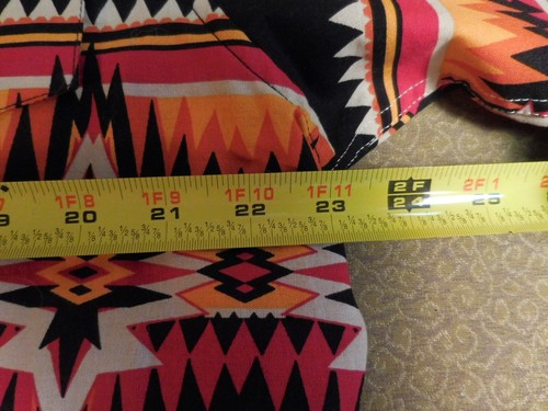 Men's Large Panhandle Southwestern Aztec Shirt Long Sleeve Snap Fastener Cotton - Picture 9 of 11