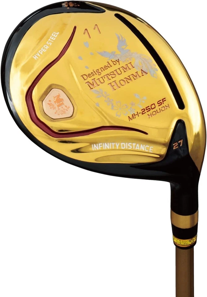 Mutsumi Honma Mazza da Golf Fairway Legno 11W 27° MH250SF Phoenix FW Flex R SR Albero - Immagine 2 di 4