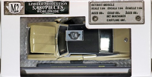 M2 Machines 1966 Dodge Charger HEMI Detroit Muscle - 32600 17-58 NRFB Tan 1:64 - Picture 2 of 6