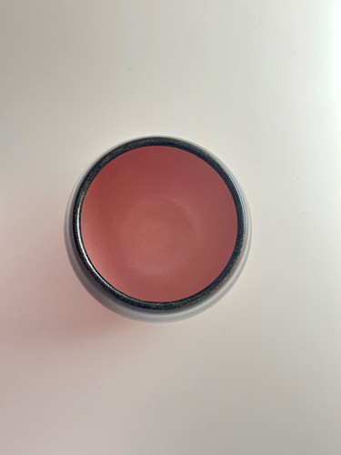Liminal Ceramics Handmade Mug Coffee Tea BLUSH PINK and Chocolate Brown Ombre - Picture 5 of 7