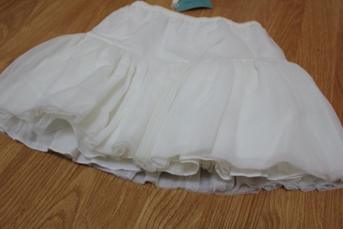 Miss Blumarine Tutu Skirt - White - Tulle - 6 years Made in Italy *NEW w/ Tag* - Picture 1 of 3