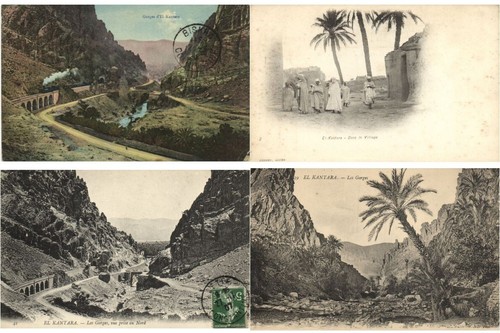 EL-KANTARA ALGERIEN, 47 Vintage Postkarten vor 1940 (L7045) - Bild 8 von 12