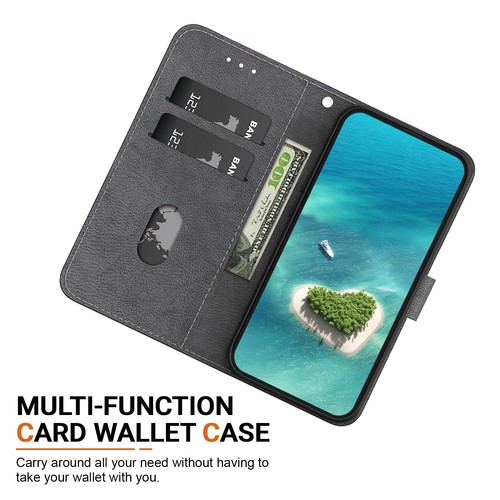 Card Slot Wallet PU Leather Case For Samsung Galaxy S25 S24 Shockproof & Stylish - Picture 99 of 179