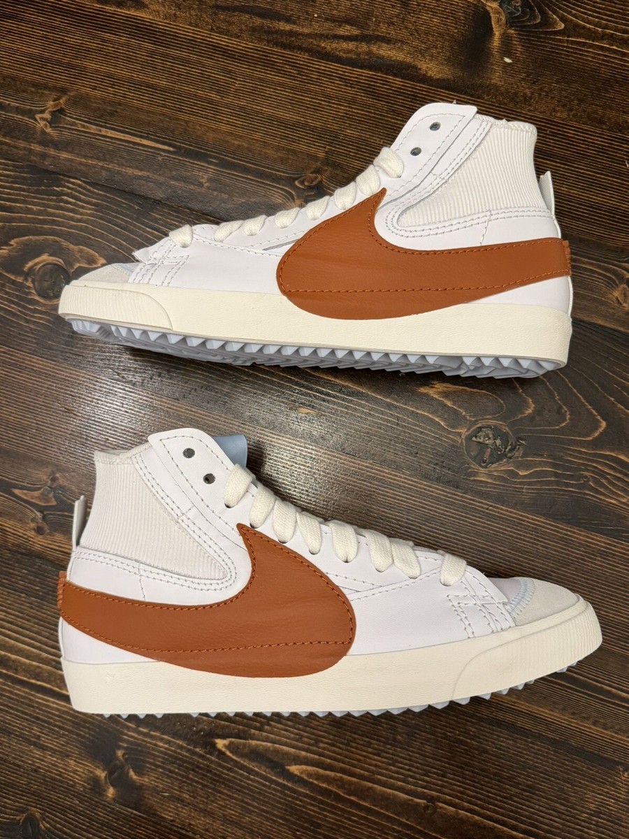 NIKE★BLAZER MID '77 JUMBO★WHITE/DARK RUSSET/WHITE/SAIL Nike Blazer Mid '77 Jumbo Shoes White Dark Russet DD3111-101
