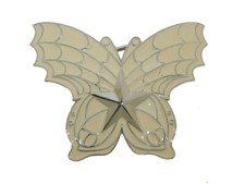 Butterfly Belt Buckle High Quality Cowgirl Metal Western Rodeo Off White Color