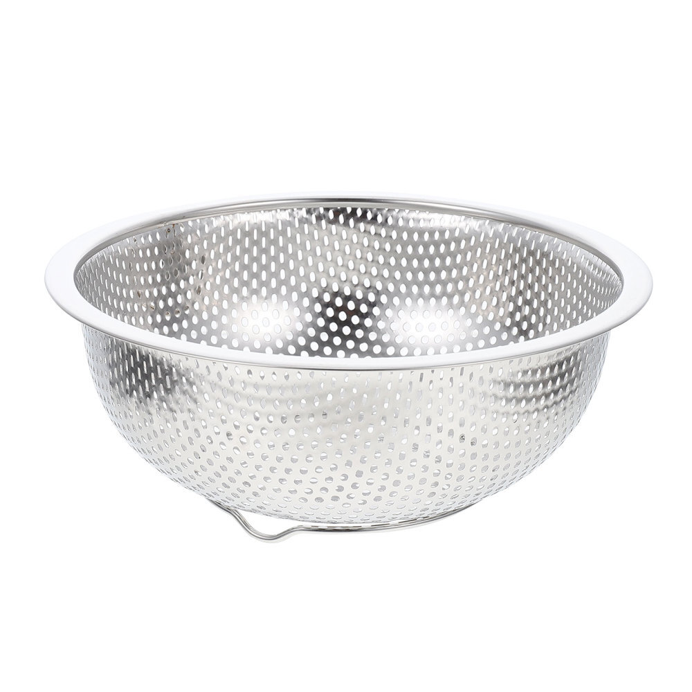 Pasta Strainer Metal Food Strainer Rice Strainer Basket Vegetables Mesh