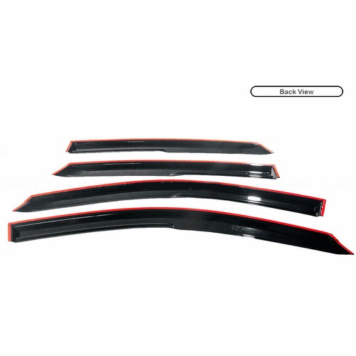 Para Mazda 3 Hatchback 2010-13 JMD Mugen viseras para ventana protectores contra lluvia sombrilla ventilación - Imagen 3 de 6