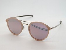 IC BERLIN Brubu Shiny Bronze-Flamingo Pink/Raspberry Mirror Authentic Sunglasses