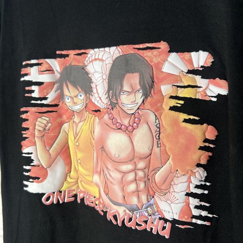 One Piece Kyushu Vintage Anime T Shirt New With Tags Large Puff print - Picture 4 of 7