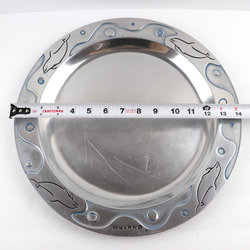 Vassoio da portata WYLAND Millenium Collection ZeFX By the Wilton Co Dolphin 977/2000 - Foto 7 di 9