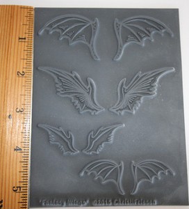 Fantasy Wings go batty texture stamps by Christi Friesen newest stamps
