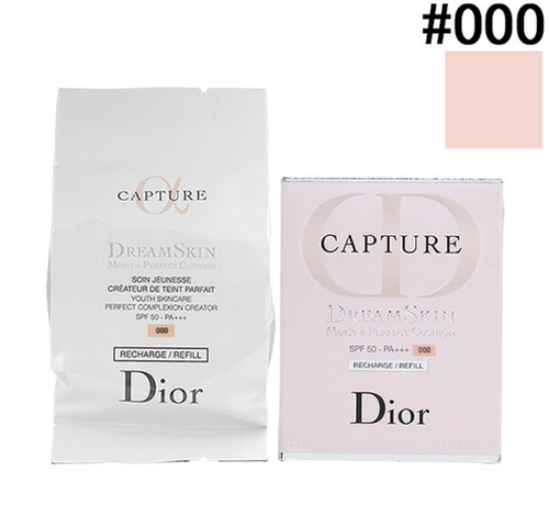 Dior CAPTURE DREAMSKIN Moist Cushion Aging-care Foundation Refill 15g - Picture 2 of 11