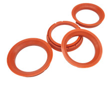 4x Zentrierringe 73,0 - 57,1 I 73,0 auf 57,1 Rot Zentrierring